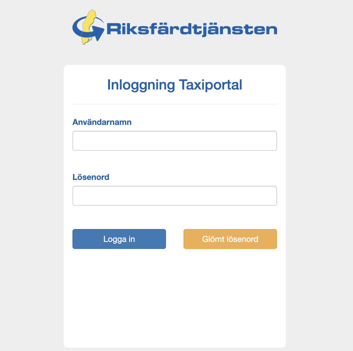 Taxiportalen inloggning Taxiportalen inloggning